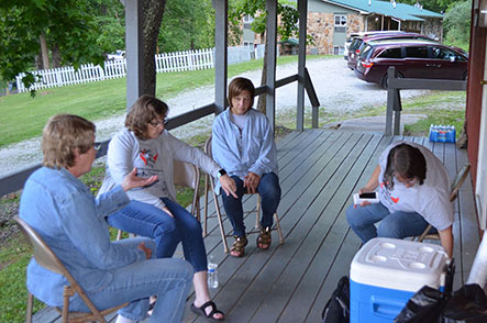 The Ladies Relaxing